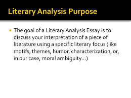 Analysis Essay